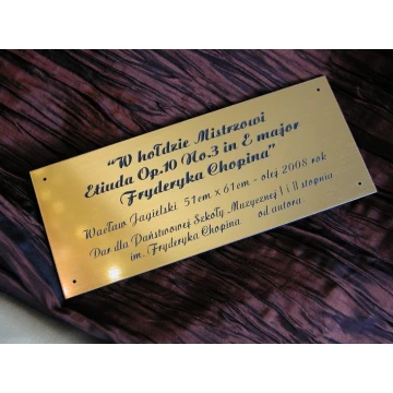 Tabliczka na obraz - TNO2