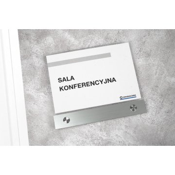 Tabliczka akrylowa na wymienną kartkę A5 - 210x148mm - SPD030