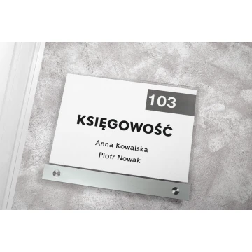 Tabliczka akrylowa na wymienną kartkę A4 - 297x210mm - SPD031