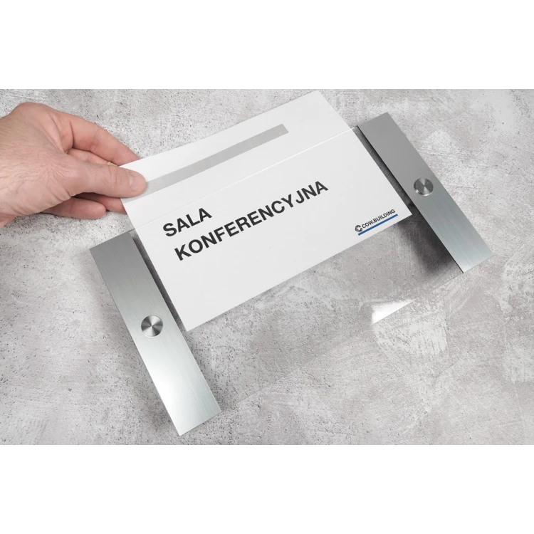 Tabliczka akrylowa na wymienną kartkę A5 - 210x148mm - SPD033