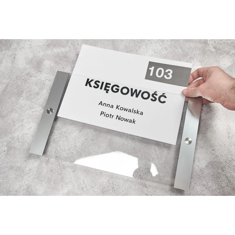 Tabliczka akrylowa na wymienną kartkę A4 - 297x210mm - SPD034