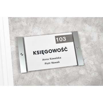 Tabliczka akrylowa na wymienną kartkę A4 - 297x210mm - SPD034