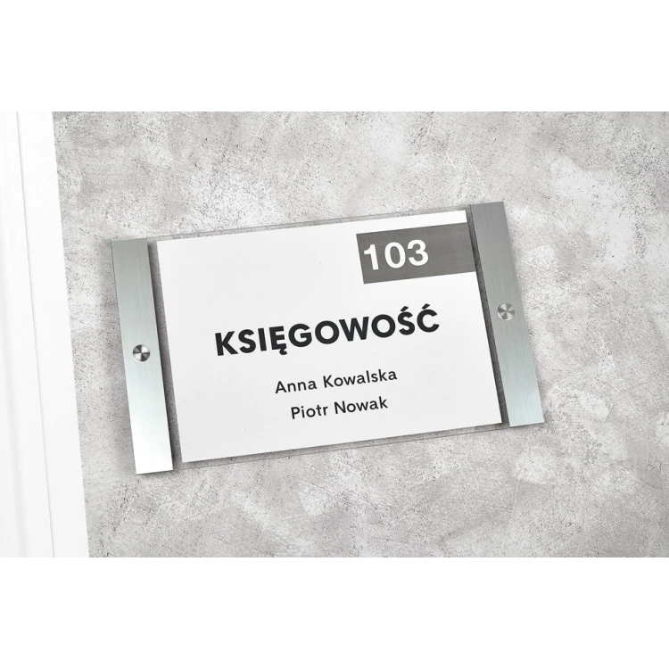 Tabliczka akrylowa na wymienną kartkę A4 - 297x210mm - SPD034