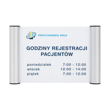 Tabliczka zatrzaskowa IDA - aluminium - wym. 210x148mm (format A5) - TAB645