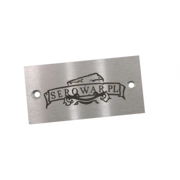 Tabliczka stalowa na produkty - wym. 60x30x1mm - TAB088