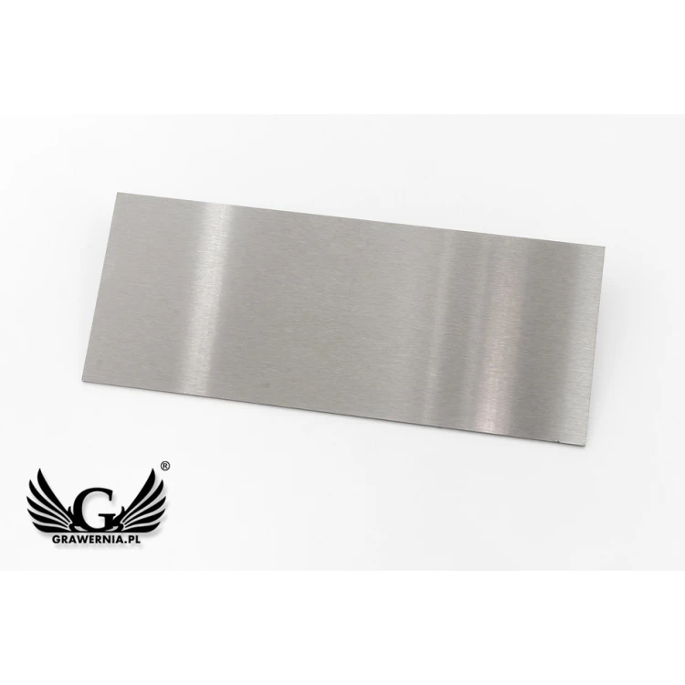 Tabliczka stalowa z dowolnym grawerem - wym. 200x80x2mm - TAB100