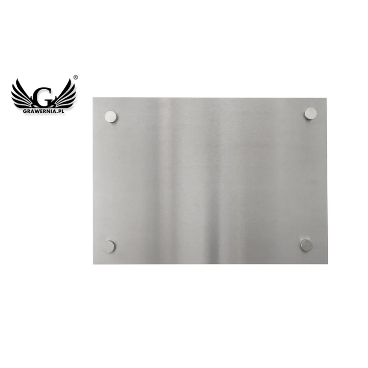 Tabliczka stalowa z dowolnym grawerem - wym. 297x210x2mm - TAB105