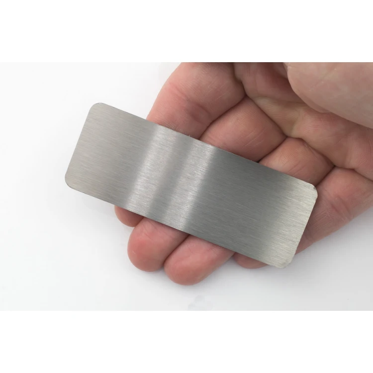 Tabliczka stalowa z dowolnym grawerem - wym. 80x30x1mm - TS016