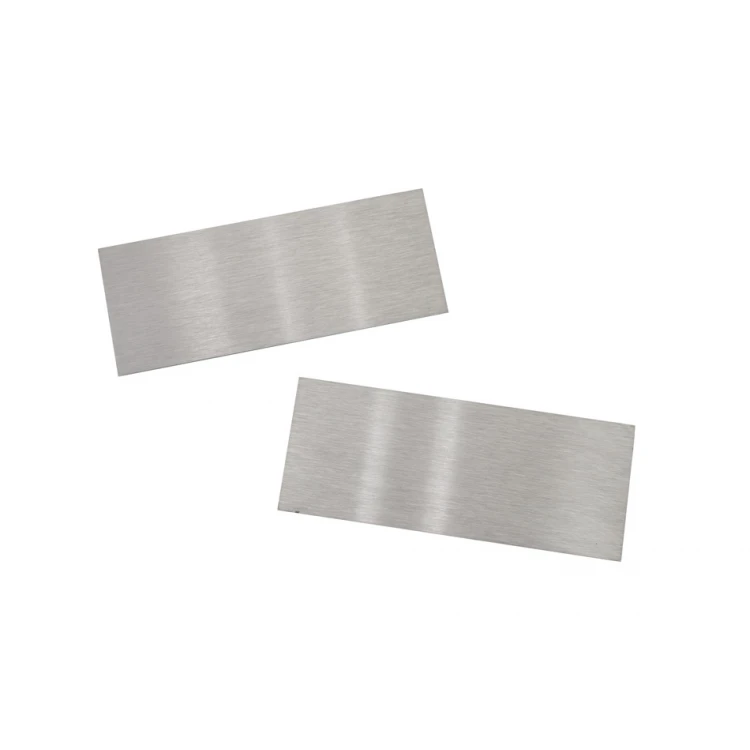 Tabliczka stalowa z dowolnym grawerem - wym. 75x30x1mm - TS027