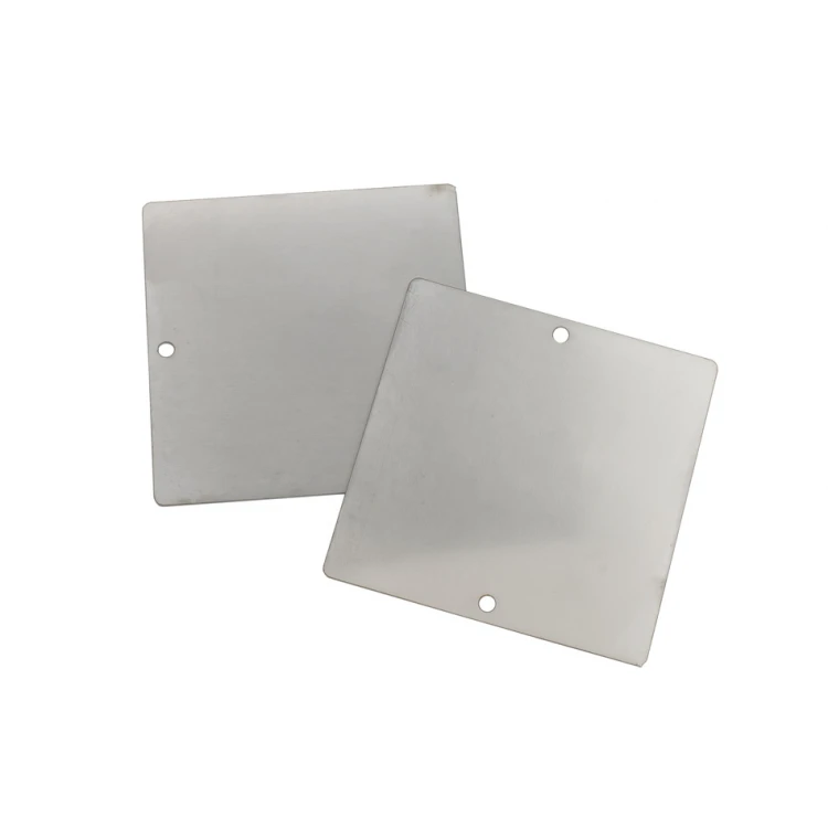 Tabliczka stalowa z dowolnym grawerem - wym. 80x80x1mm - TS052
