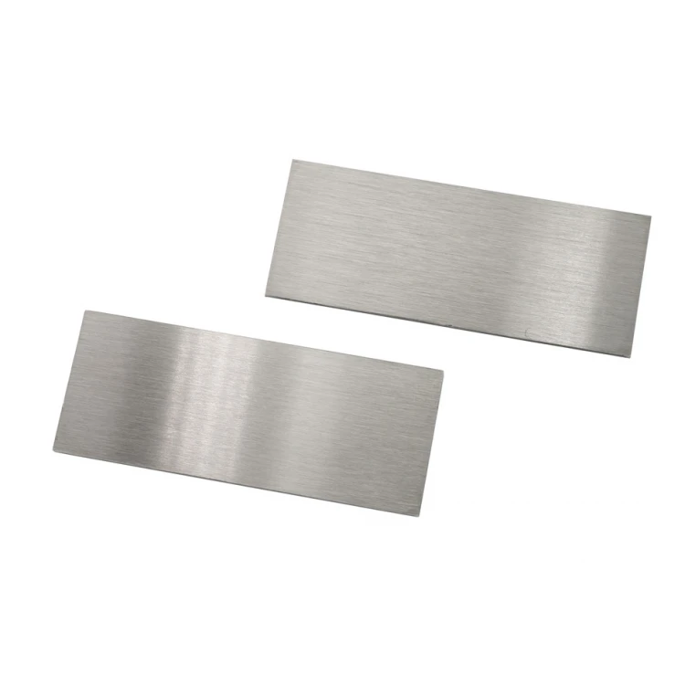 Tabliczka stalowa z dowolnym grawerem - wym. 50x20x1mm - TS014