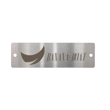 Tabliczka stalowa z dowolnym grawerem - wym. 100x30x1mm - TS047