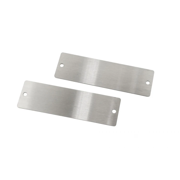 Tabliczka stalowa z dowolnym grawerem - wym. 100x30x1mm - TS047