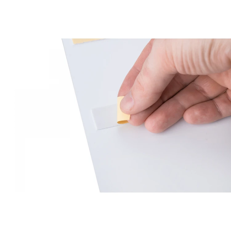 Tabliczka z białego dibondu z pismem Braille'a - wym. 297x210mm (A4) - TAB474