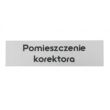 Tabliczka z dibondu grawerowana CNC - DIBOND MAT 3mm wymiary: 300x80mm - TAB097