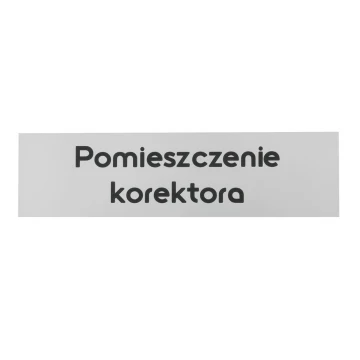 Tabliczka z dibondu grawerowana CNC - DIBOND MAT 3mm wymiary: 300x80mm - TAB097