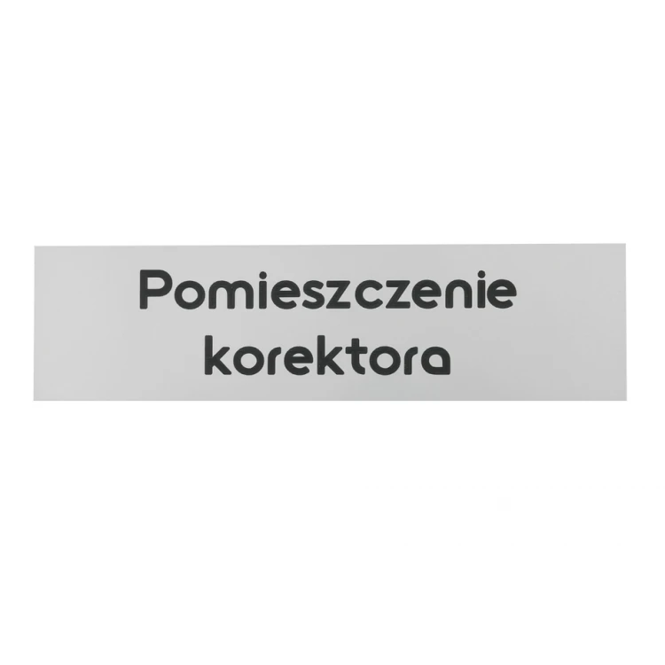 Tabliczka z dibondu grawerowana CNC - DIBOND MAT 3mm wymiary: 300x80mm - TAB097