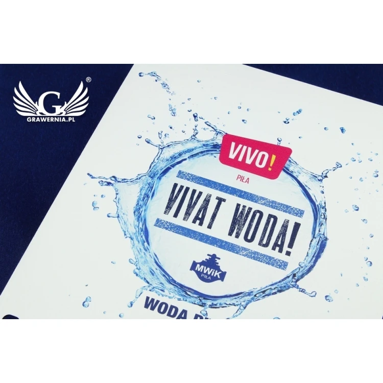 Tabliczka z dowolną grafiką wymiary: 255x210mm - laminat textures - kolorowy druk UV