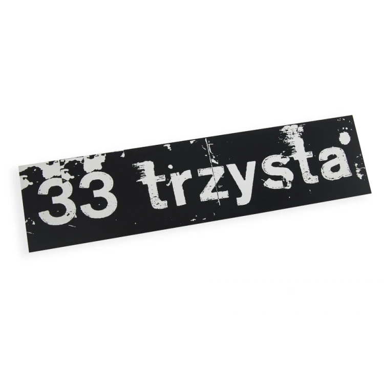 Tabliczka z dowolną grafiką - czarny laminat grawerski - wym. 200x50mm