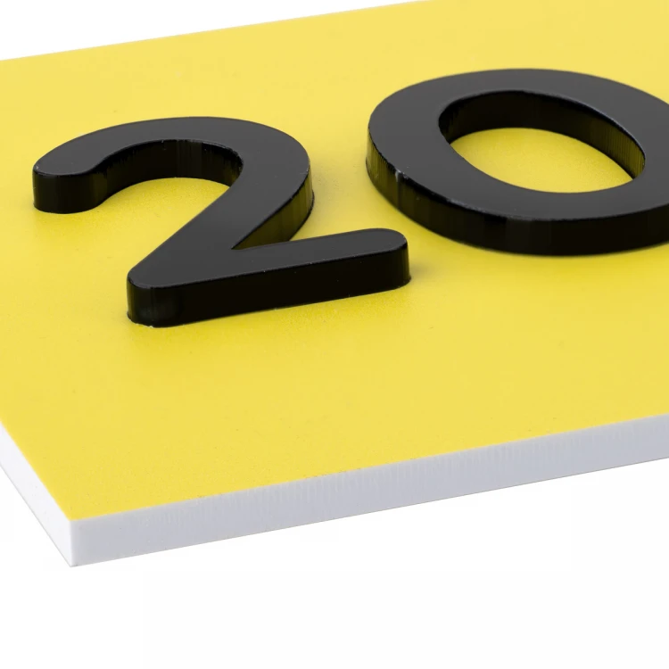 Tabliczka z pismem Braille'a - wym. 260x80mm - PCW twarde - SUNNY - TAB512 