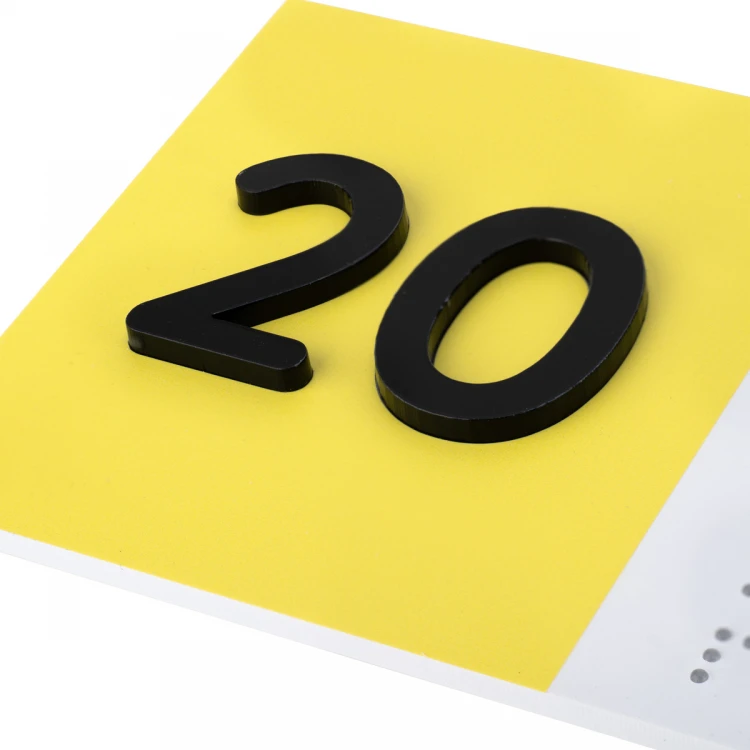 Tabliczka z pismem Braille'a - wym. 260x80mm - PCW twarde - SUNNY - TAB512 