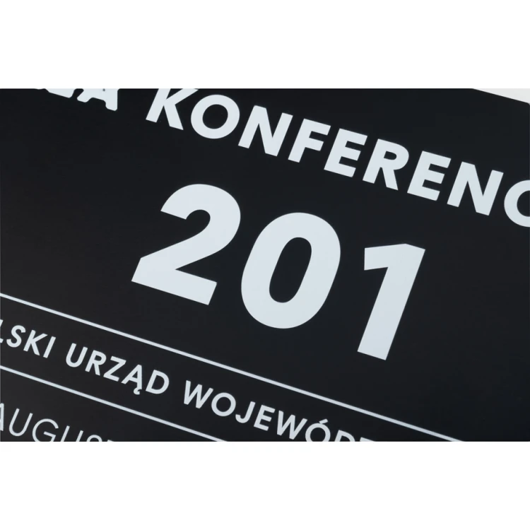 Tabliczka z dowolnym tekstem i pismem Braille'a - wym. 350x250mm - PCW twarde - TAB450