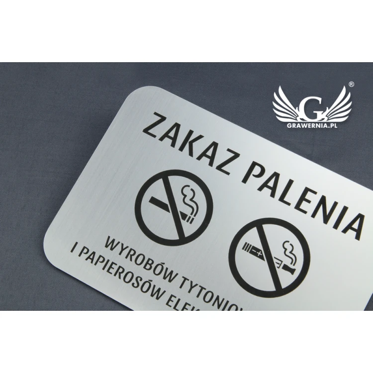 Tabliczka zakaz palenia papierosów - wym. 16x11cm - Z009