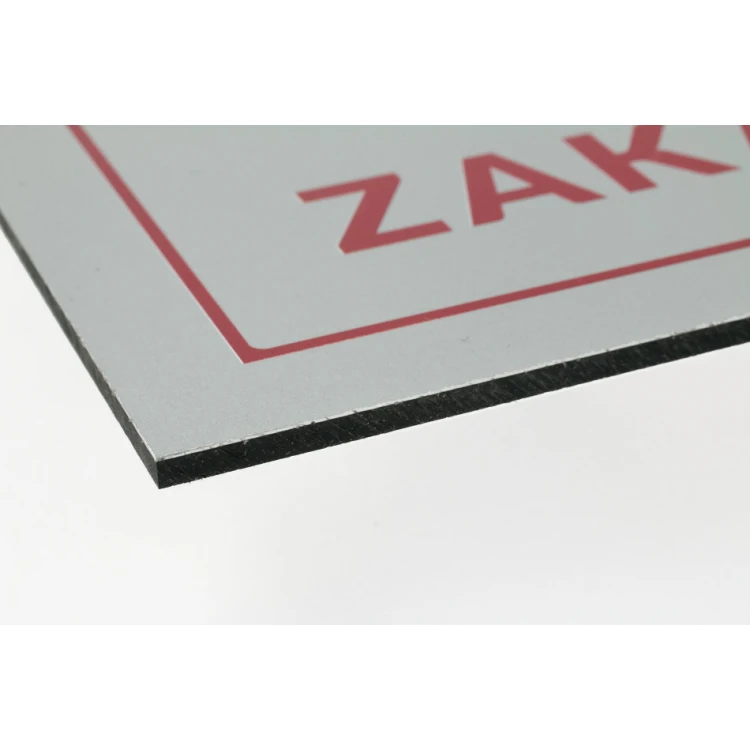 Tabliczka - zakaz palenia - wym. 210x148mm (A5) - DIBOND MAT 3mm - druk UV