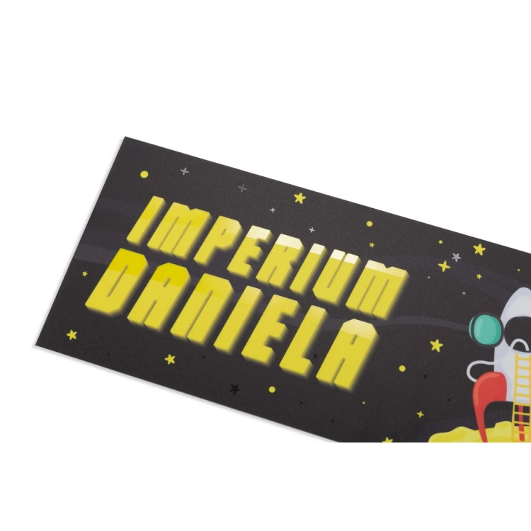 Tabliczka ze zdjęciem na drzwi pokoju dziecka - Astronauta - wym. 400x120mm - tworzywo hips - NAP035