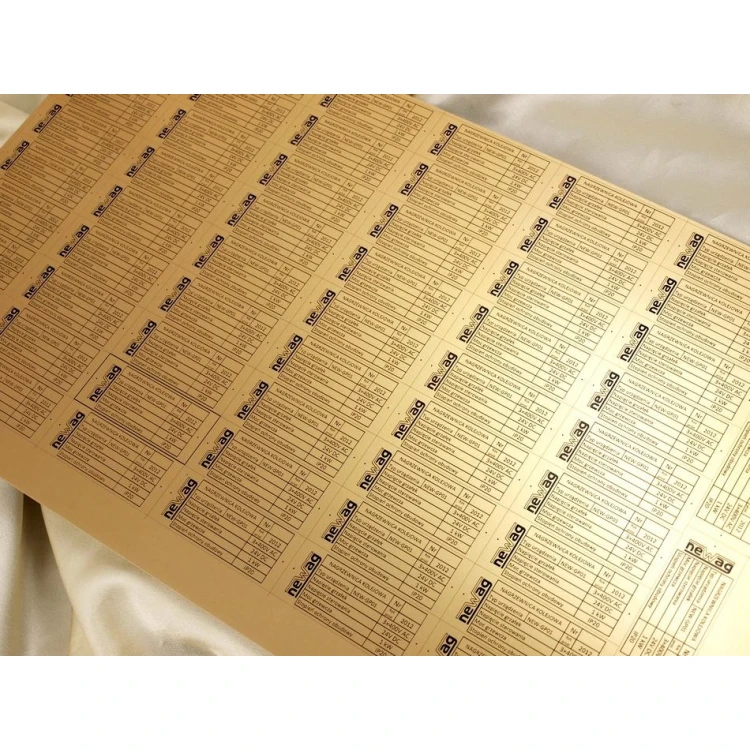 Tabliczka znamionowa  - wymiar: 75x30mm