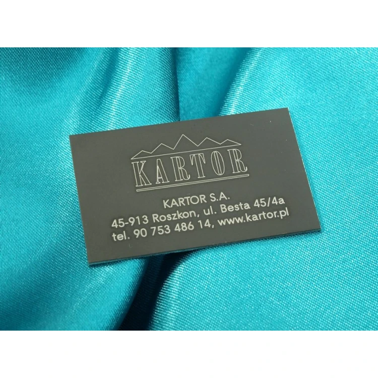 Tabliczki znamionowe z aluminium anodowanego - wymiar: 65x35mm