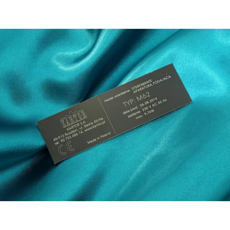 Tabliczki znamionowe z aluminium anodowanego - wymiar: 100x30mm