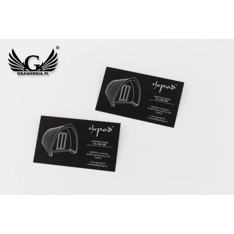 Tabliczki aluminiowe na produkty - wym. 120x70x1mm - TAB095
