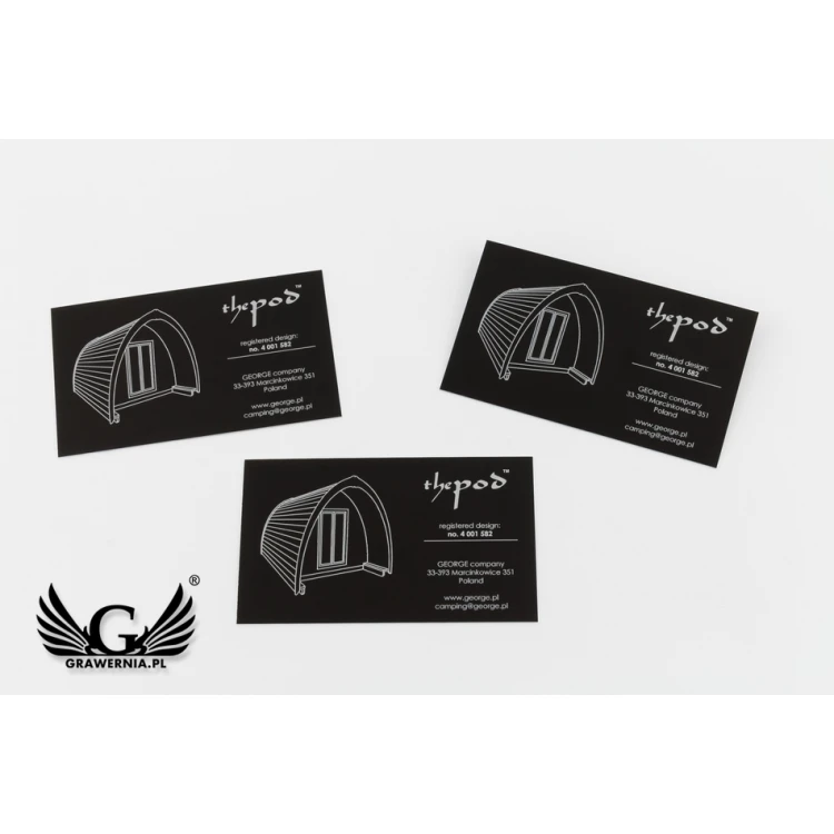 Tabliczki aluminiowe na produkty - wym. 120x70x1mm - TAB095