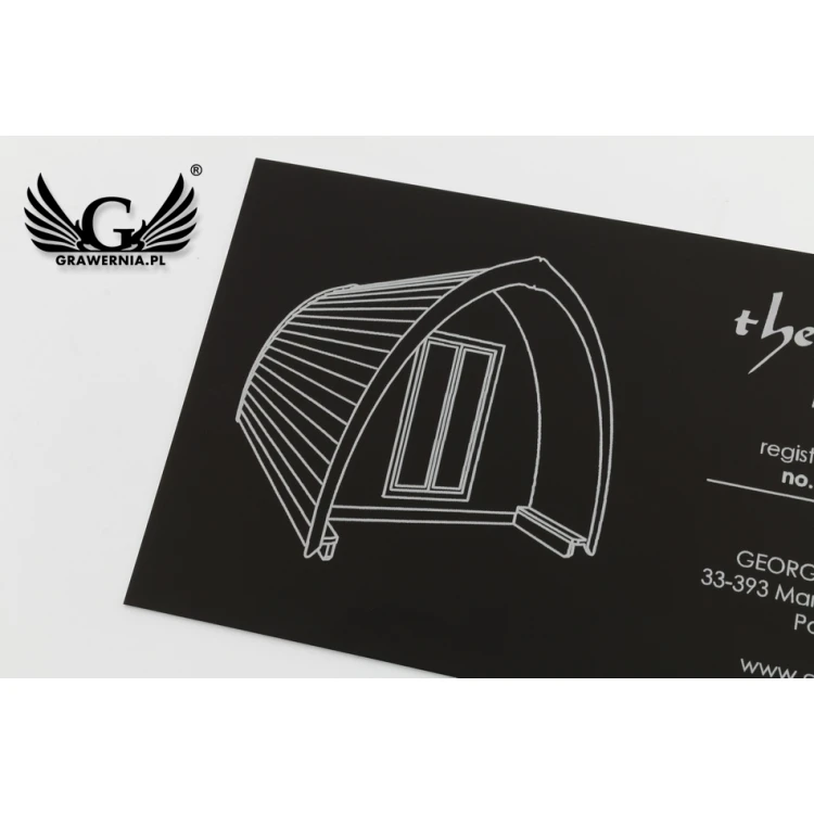Tabliczki aluminiowe na produkty - wym. 120x70x1mm - TAB095