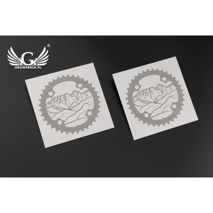Tabliczka grawerowana - aluminium anodowane - wym. 80x80mm - TZN031