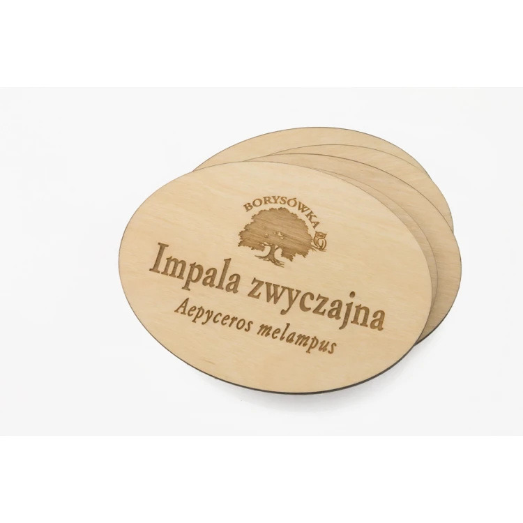 Tabliczki drewniane na drzwi - ND009 - wym. 130x95mm