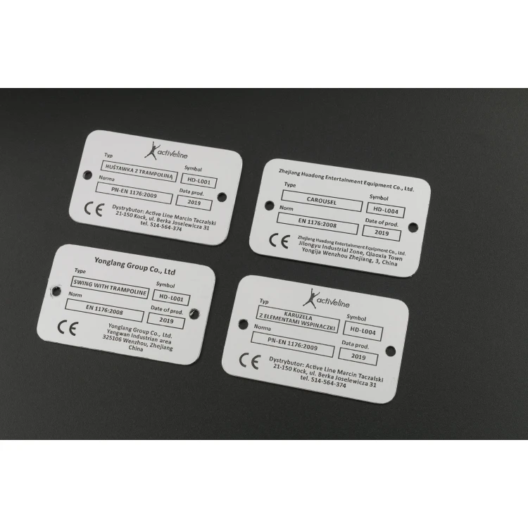 Tabliczka grawerowana z aluminium aluply - wymiar 50x30mm - TAB063