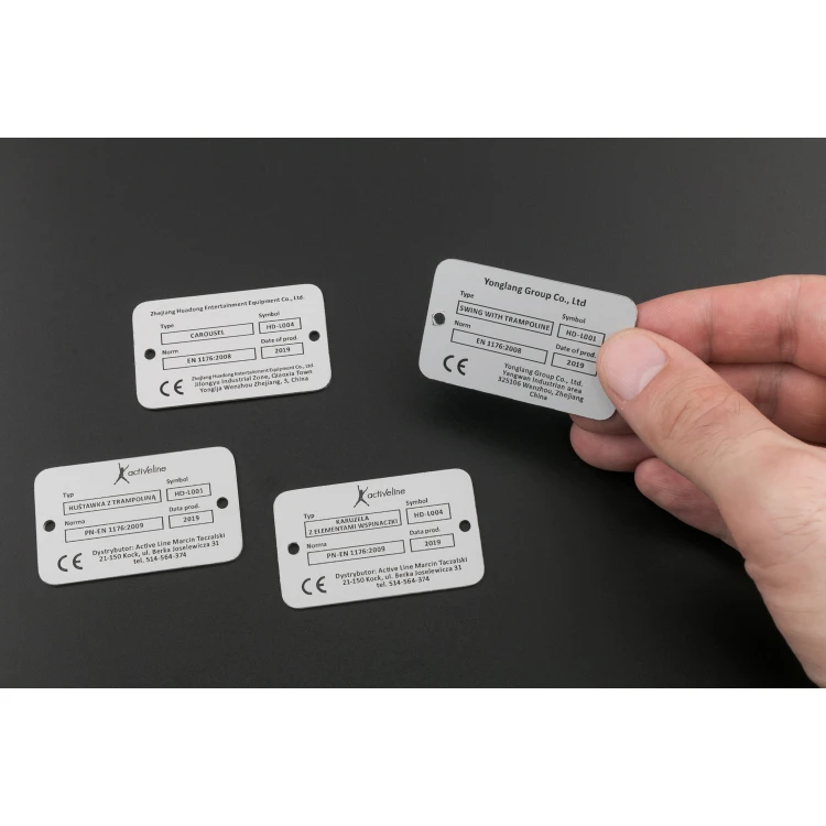 Tabliczka grawerowana z aluminium aluply - wymiar 50x30mm - TAB063