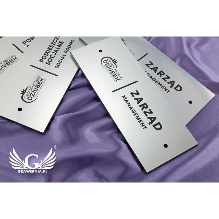 Tabliczki informacyjne dla firmy i biura - SZ091 - wym. 250x100mm 