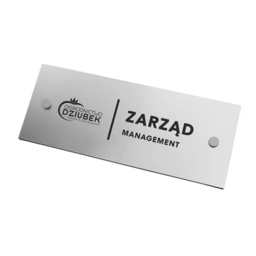 Tabliczki informacyjne dla firmy i biura - SZ091 - wym. 250x100mm 