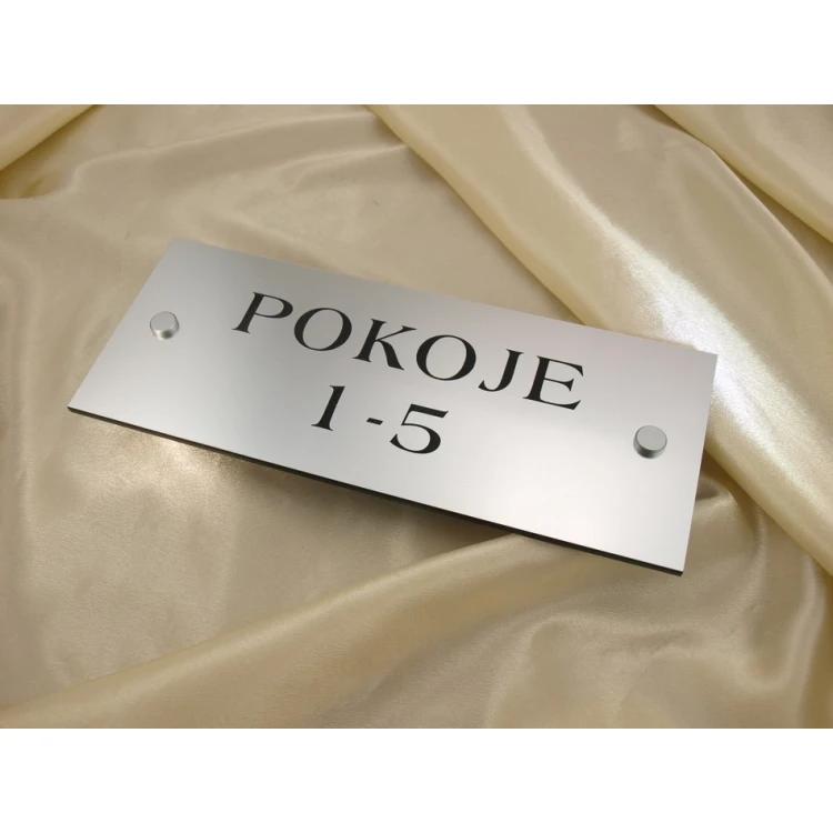 Tabliczki informacyjne - pokoje od do - SZ015a - wym. 250x100mm