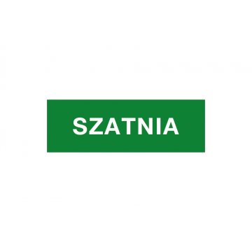 Tabliczki informacyjne szatnia, narciarnia, pokój konferencyjny - wym. 210x70mm - PVC - druk UV - TAB170