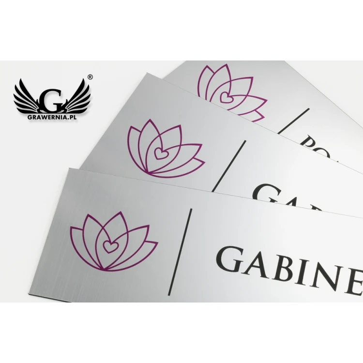 Tabliczki do gabinetu - wym. 230x80mm  - SZ125