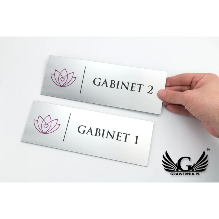 Tabliczki do gabinetu - wym. 230x80mm  - SZ125