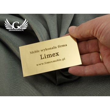 Tabliczki informacyjne na produkt - wym. 90x50mm