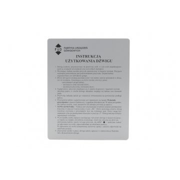 Tabliczki przemysłowe grawerowane z aluminium aluply - wymiary: 175x220mm - TAB137 