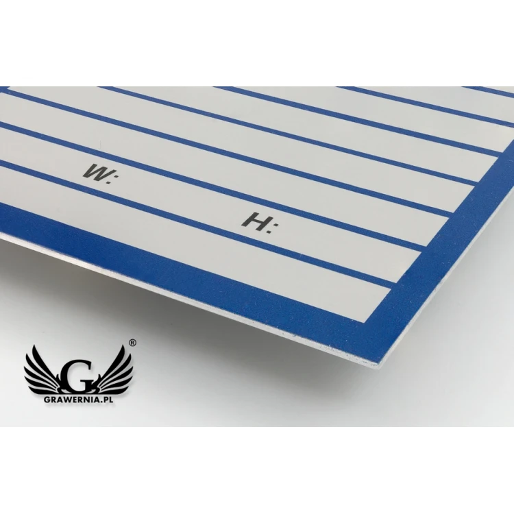 Tabliczki znamionowe - aluminium anodowane - niezniszczalny druk - wym. 100x80mm - TZN038