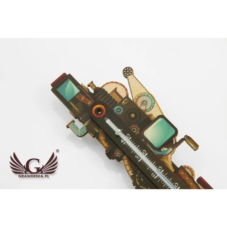 Termometr steampunkowy - cyfrowy druk UV - TER010