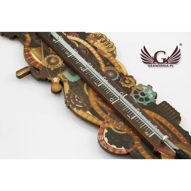Termometr steampunkowy - cyfrowy druk UV - TER011